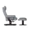 Flash Furniture Allie Recliner Chair with Ottoman Gray LeatherSoft Swivel Recliner Chair with Ottoman Footrest BT-7821-GY-GG - alternate 10